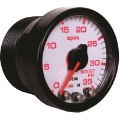 Picture of Autometer Spek-Pro Gauge Boost 2 1-16in 35psi Stepper Motor W-Peak & Warn White-Black