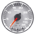 Picture of Autometer Spek-Pro Gauge Boost 2 1-16in 35psi Stepper Motor W-Peak & Warn Silver-Chrome