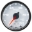 Picture of Autometer Spek-Pro Gauge Boost 2 1-16in 60psi Stepper Motor W-Peak & Warn Wht-Blk