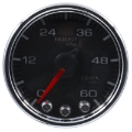 Picture of Autometer Spek-Pro Gauge Boost 2 1-16in 60psi Stepper Motor W-Peak & Warn Blk-Chrm