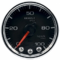 Picture of Autometer Spek-Pro Gauge Boost 2 1-16in 100psi Stepper Motor W-Peak & Warn Blk-Chrm