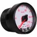 Picture of Autometer Spek-Pro Gauge Pyro- Egt 2 1-16in 2000f Stepper Motor W-Peak & Warn Wht-Blk