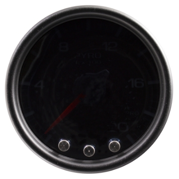 Picture of Autometer Spek-Pro Gauge Pyro- Egt 2 1-16in 2000f Stepper Motor W-Peak & Warn Blk-Smoke-Blk