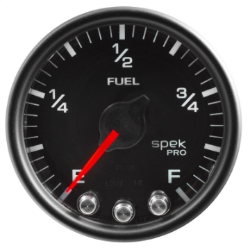 Picture of Autometer Spek-Pro Gauge Fuel Level 2 1-16in 0-270 Programmable Blk-Blk