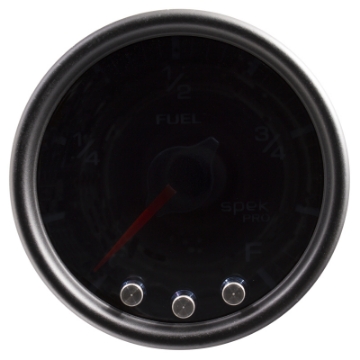 Picture of Autometer Spek-Pro Gauge Fuel Level 2 1-16in 0-270 Programmable Blk-Smoke-Blk