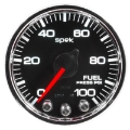 Picture of Autometer Spek-Pro Gauge Fuel Press 2 1-16in 100psi Stepper Motor W-Peak & Warn Blk-Chrm
