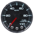 Picture of Autometer Spek-Pro Gauge Fuel Press 2 1-16in 100psi Stepper Motor W-Peak & Warn Blk-Chrm