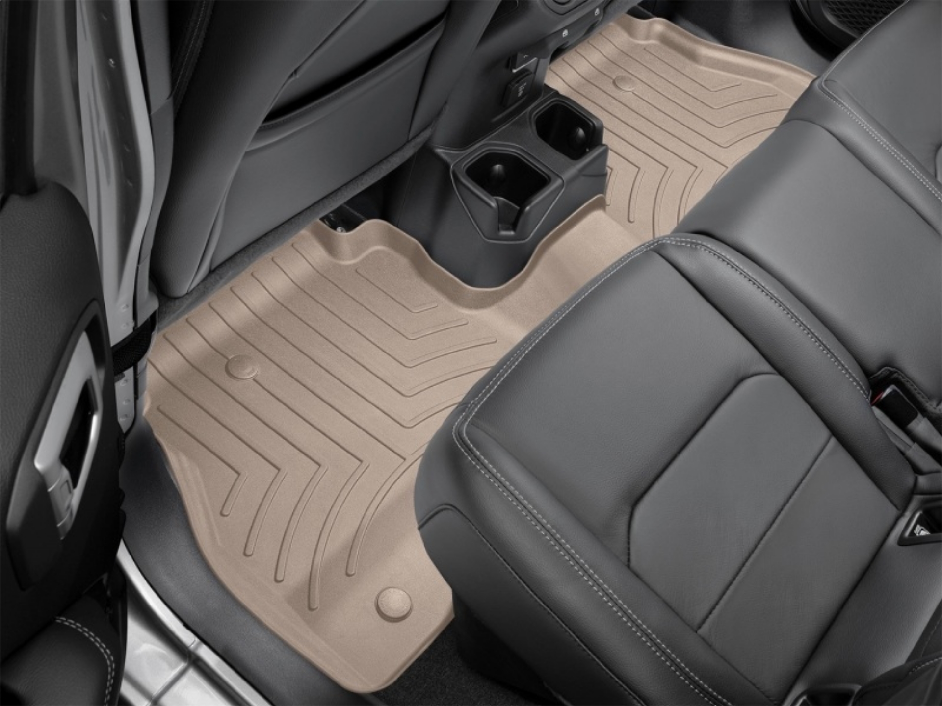 Picture of WeatherTech 2007+ Chevrolet Silverado Rear FloorLiner HP - Tan