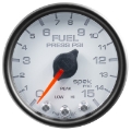 Picture of Autometer Spek-Pro Gauge Fuel Press 2 1-16in 15psi Stepper Motor W-Peak & Warn Wht-Blk