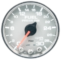 Picture of Autometer Spek-Pro Gauge Fuel Press 2 1-16in 30psi Stepper Motor W-Peak & Warn Slvr-Chrm