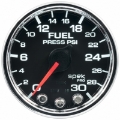 Picture of Autometer Spek-Pro Gauge Fuel Press 2 1-16in 30psi Stepper Motor W-Peak & Warn Blk-Chrm