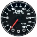 Picture of Autometer Spek-Pro Gauge Fuel Press 2 1-16in 30psi Stepper Motor W-Peak & Warn Blk-Chrm