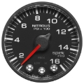 Picture of Autometer Spek-Pro Gauge Nitrous Press 2 1-16in 1600psi Stepper Motor W-Peak & Warn Blk-Blk