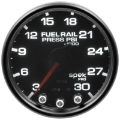 Picture of Autometer Spek-Pro Gauge Rail Press 2 1-16in 30Kpsi Stepper Motor W-Peak & Warn Blk-Smoke-Blk