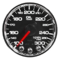 Picture of Autometer Spek-Pro Gauge Oil Temp 2 1-16in 300f Stepper Motor W-Peak & Warn Blk-Chrm
