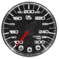 Picture of Autometer Spek-Pro Gauge Oil Temp 2 1-16in 300f Stepper Motor W-Peak & Warn Blk-Chrm