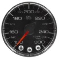 Picture of Autometer Spek-Pro Gauge Oil Temp 2 1-16in 300f Stepper Motor W-Peak & Warn Blk-Chrm