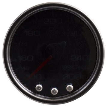 Picture of Autometer Spek-Pro Gauge Oil Temp 2 1-16in 300f Stepper Motor W-Peak & Warn Blk-Smoke-Blk
