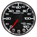 Picture of Autometer Spek-Pro Gauge Oil Press 2 1-16in 120psi Stepper Motor W-Peak & Warn Blk-Chrm