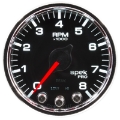 Picture of Autometer Spek-Pro Gauge Tach 2 1-16in 8K Rpm W- Shift Light & Peak Mem Blk-Chrm