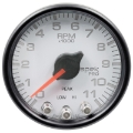 Picture of Autometer Spek-Pro Gauge Tach 2 1-16in 11K Rpm W- Shift Light & Peak Mem Wht-Blk