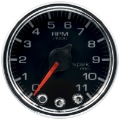 Picture of Autometer Spek-Pro Gauge Tach 2 1-16in 11K Rpm W- Shift Light & Peak Mem Blk-Chrm