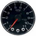 Picture of Autometer Spek-Pro Gauge Tach 2 1-16in 11K Rpm W- Shift Light & Peak Mem Blk-Chrm