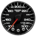 Picture of Autometer Spek-Pro Gauge Trans Temp 2 1-16in 300f Stepper Motor W-Peak & Warn Blk-Chrm