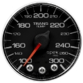 Picture of Autometer Spek-Pro Gauge Trans Temp 2 1-16in 300f Stepper Motor W-Peak & Warn Blk-Chrm