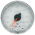 Picture of Autometer Spek-Pro Gauge Voltmeter 2 1-16in 16V Stepper Motor W-Peak & Warn Slvr-Chrm
