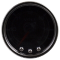 Picture of Autometer Spek-Pro Gauge Voltmeter 2 1-16in 16V Stepper Motor W-Peak & Warn Blk-Smoke-Blk