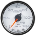 Picture of Autometer Spek-Pro Gauge Water Press 2 1-16in 120psi Stepper Motor W-Peak & Warn Wht-Blk