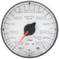 Picture of Autometer Spek-Pro Gauge Water Temp 2 1-16in 300f Stepper Motor W-Peak & Warn Wht-Blk