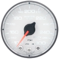 Picture of Autometer Spek-Pro Gauge Water Temp 2 1-16in 300f Stepper Motor W-Peak & Warn Wht-Blk