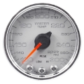Picture of Autometer Spek-Pro Gauge Water Temp 2 1-16in 300f Stepper Motor W-Peak & Warn Slvr-Chrm