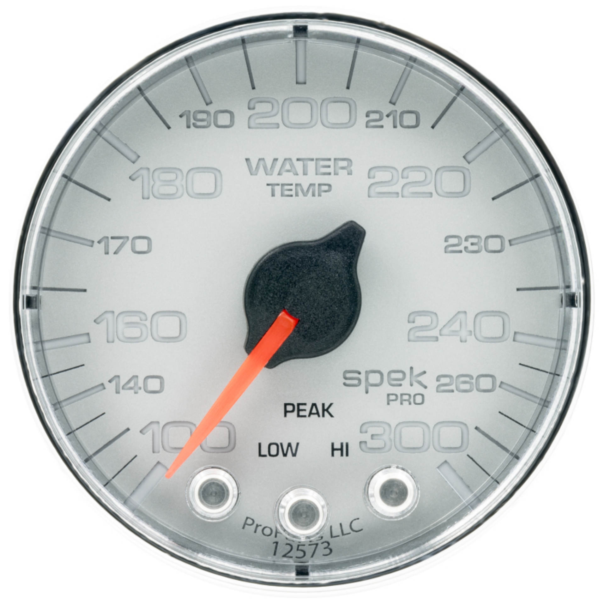 Picture of Autometer Spek-Pro Gauge Water Temp 2 1-16in 300f Stepper Motor W-Peak & Warn Slvr-Chrm