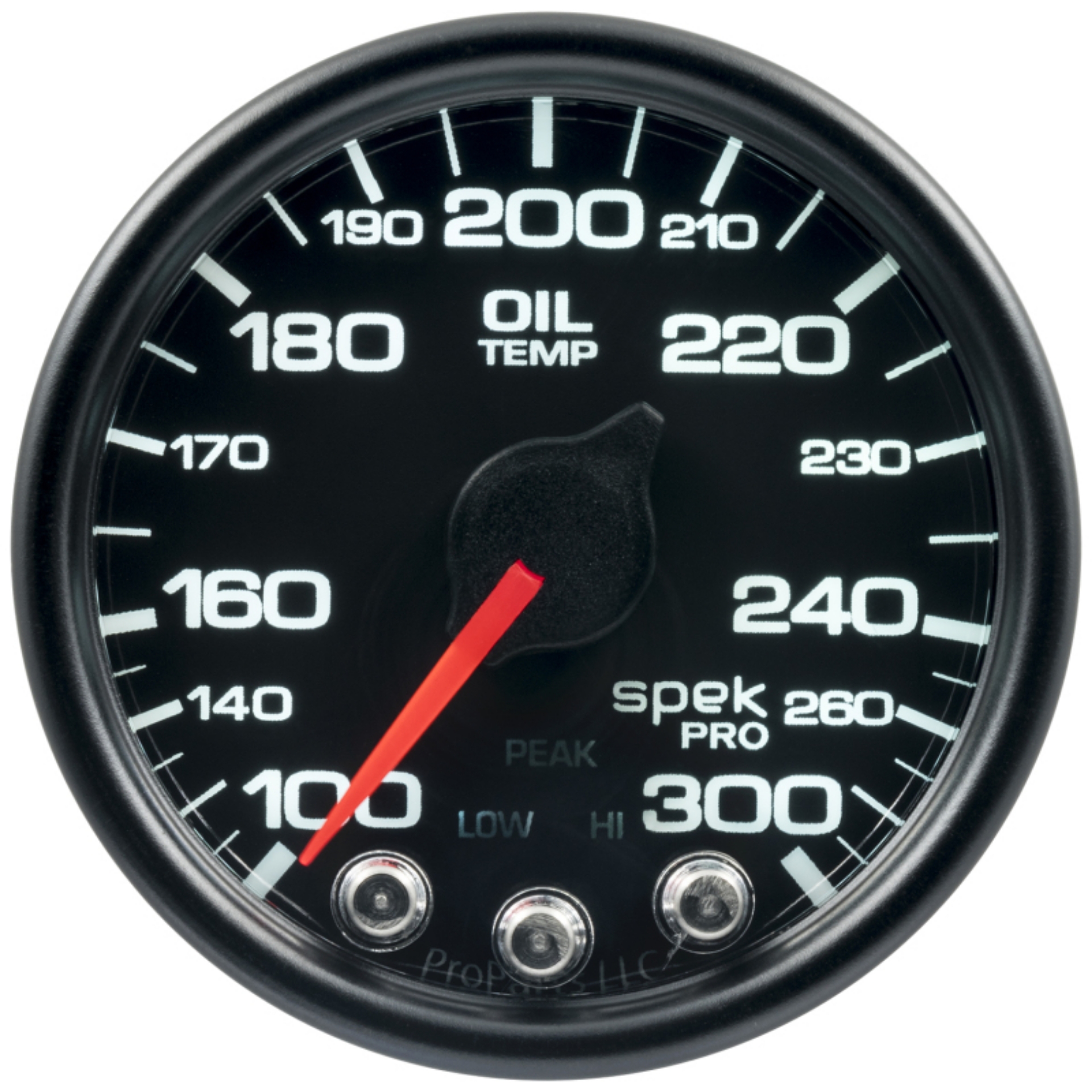 Picture of Autometer Spek-Pro - Nascar 2-1-16in Oil Temp 100-300F Bcb Ecu
