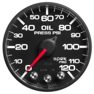 Picture of Autometer Spek-Pro - Nascar 2-1-16in Oil Press 0-120 psi Bfb Ecu