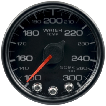 Picture of Autometer Spek-Pro - Nascar 2-1-16in Water Temp 100-300F Bcb Ecu
