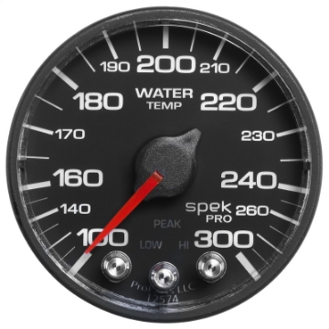 Picture of Autometer Spek-Pro - Nascar 2-1-16in Water Temp 100- 300F Bfb Ecu