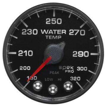 Picture of Autometer Spek-Pro - Nascar 2-1-16in Water Temp 180- 320F Bfb Ecu