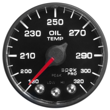 Picture of Autometer Spek-Pro - Nascar 2-1-16in Oil Temp 180- 320F Bfb Ecu