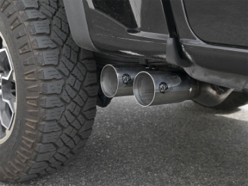 Picture of aFe Rebel Series CB 3in Middle Side Exit SS Exht w-Polish Tips 15-17 Chevy Colorado - GMC Canyon