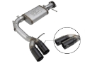 Picture of aFe Rebel Series CB 3in Middle Side Exit SS Exht w- Black Tips 15-17 Chevy Colorado - GMC Canyon