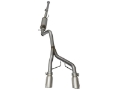 Picture of aFe Rebel Series CB 2-5in Dual Center Exit SS Exhaust w- Polish Tip 07-15 Jeep Wrangler 3-6L-3-8L V6