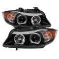Picture of Spyder BMW E90 3-Series 06-08 Projector LED Halo Amber Reflector Rplc Bulb Blk PRO-YD-BMWE9005-AM-BK