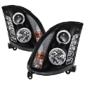 Picture of Spyder Infiniti G35 03-07 2DR Projector Halogen - LED Halo DRL Blk High H4 PRO-YD-IG35032D-DRL-BK