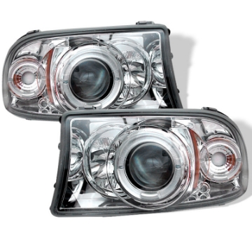 Picture of Spyder Dodge Dakota 97-04-Durango 98-03 1PC Projector Headlights LED Halo LED Chrm PRO-YD-DDAK97-C
