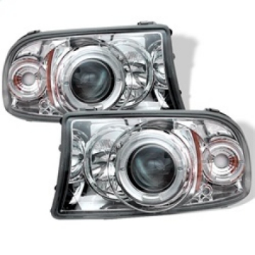 Picture of Spyder Dodge Dakota 97-04-Durango 98-03 1PC Projector Headlights LED Halo LED Chrm PRO-YD-DDAK97-C