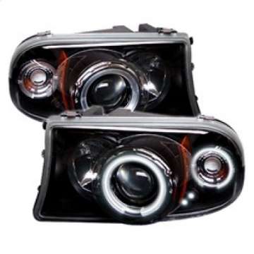 Picture of Spyder Dodge Dakota 97-04 1PC Projector Headlights CCFL Halo LED Blk PRO-YD-DDAK97-CCFL-BK